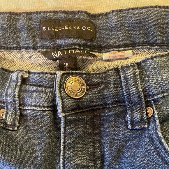 Silver Jeans Co. Nathan Skinny Jeans Dark Wash Boys  16 - Picture 6 of 12